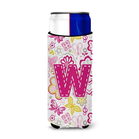 Caroline s Treasures CJ2005-WMUK Letter W Flowers and Butterflies Pink Ultra Hugger for slim cans Slim Can multicolor
Caroline s Treasures CJ2005-WMUK Letter W Flowers and Butterflies Pink Ultra Hugger for slim cans Slim Can multicolor