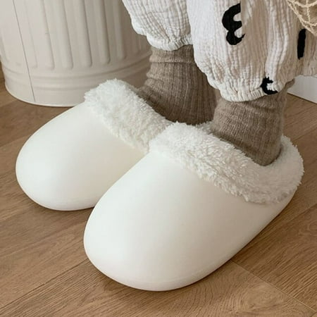 CoCopeanut Simple Solid Color Warm Plush Slippers Women Winter New Fashion Couple Home Cotton Shoes Leisure Waterproof Thick Bottom Shoes
CoCopeanut Simple Solid Color Warm Plush Slippers Women Winter New Fashion Couple Home Cotton Shoes Leisure Waterproof Thick Bottom Shoes