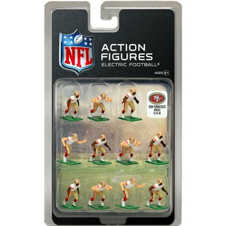 San Francisco 49ers White Uniform NFL Action Figure Set
