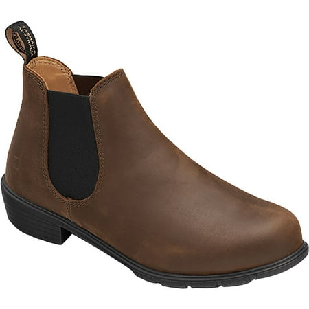 Blundstone 1970 WOMENS LOW HEEL ELASTIC SHORT BOOT Boots Antique Brown