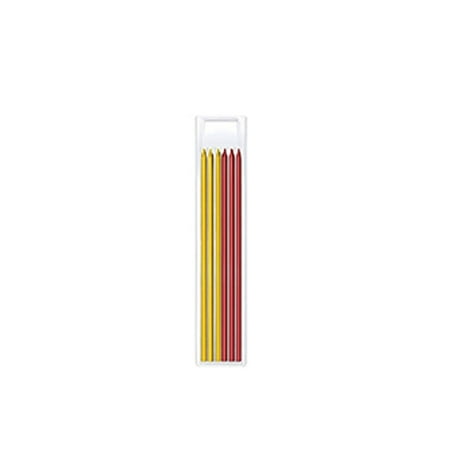 BAMILL Solid Carpenter Pencil Set with Built-in Sharpener Deep Hole Mechanical Pencil