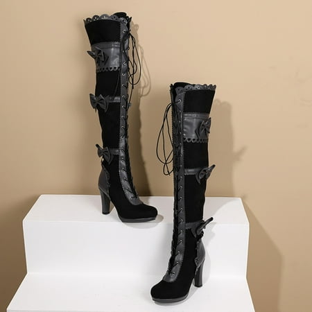 MIARHB Boots For Women Thick Bottom Thick High Heel Sleeve Ladies High Boots Women s Boots
MIARHB Boots For Women Thick Bottom Thick High Heel Sleeve Ladies High Boots Women s Boots