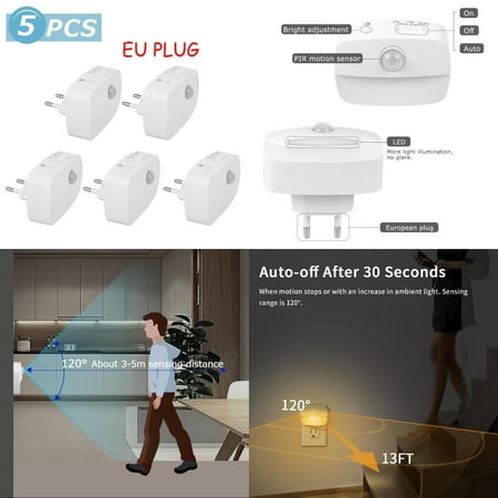 XULHAN Convenient Stylish Small Mini LED Night Light with 3 Modes for Bedroom Bedside Table Closet Hallway and Bathroom Use Equipped with Motion Sensor and EU Plug.
XULHAN Convenient Stylish Small Mini LED Night Light with 3 Modes for Bedroom Bedside Table Closet Hallway and Bathroom Use Equipped with Motion Sensor and EU Plug.