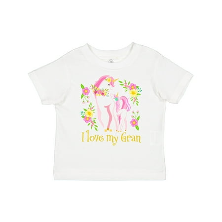 Inktastic I Love My Gran Unicorn with Pink and Yellow Flowers Gift Toddler Boy or Toddler Girl T-Shirt
Inktastic I Love My Gran Unicorn with Pink and Yellow Flowers Gift Toddler Boy or Toddler Girl T-Shirt