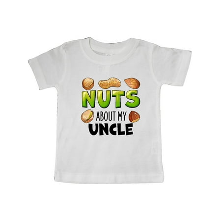 Inktastic Nuts About My Uncle Peanut Almond Pistachio Gift Baby Boy or Baby Girl T-Shirt
Inktastic Nuts About My Uncle Peanut Almond Pistachio Gift Baby Boy or Baby Girl T-Shirt