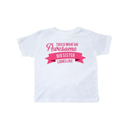 Inktastic this is what an awesome big sister looks like Gift Toddler Toddler Girl T-Shirt
Inktastic this is what an awesome big sister looks like Gift Toddler Toddler Girl T-Shirt
