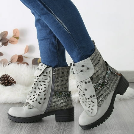 Sehao womens flat dress shoes Womens Boots Vintage Hollow Out Carved Lace Up Side Zipper Buckle Decoration Short Booties Artificial leather womens winter shoes women casual shoes
Sehao womens flat dress shoes Womens Boots Vintage Hollow Out Carved Lace Up Side Zipper Buckle Decoration Short Booties Artificial leather womens winter shoes women casual shoes