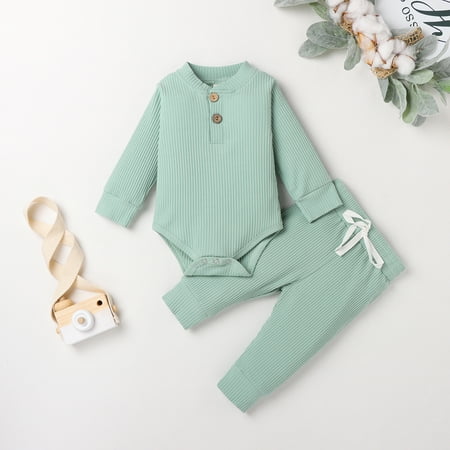 CIYCuIT Baby Girl Boy Fall Clothes 3 6 12 18 24 Months Outfits Long Sleeve Knitted Romper Pants
CIYCuIT Baby Girl Boy Fall Clothes 3 6 12 18 24 Months Outfits Long Sleeve Knitted Romper Pants