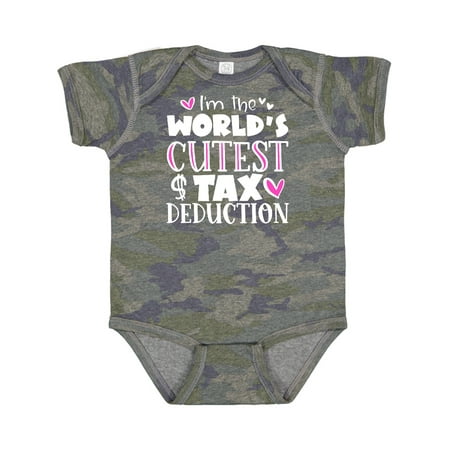 Inktastic I m the Worlds Cutest Tax Deduction Pink Hearts Gift Baby Boy or Baby Girl Bodysuit 
Inktastic I m the Worlds Cutest Tax Deduction Pink Hearts Gift Baby Boy or Baby Girl Bodysuit