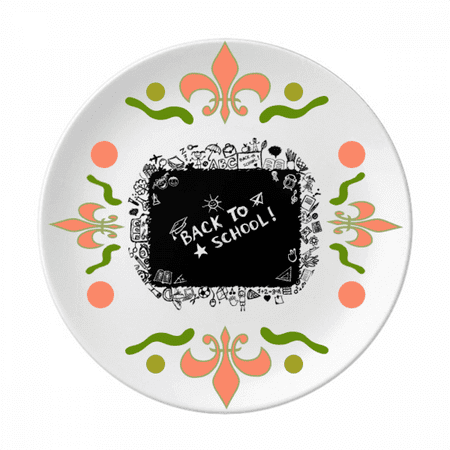 Blackboard Graffiti School Style Outline Flower Ceramics Plate Tableware Dinner Dish
Blackboard Graffiti School Style Outline Flower Ceramics Plate Tableware Dinner Dish
