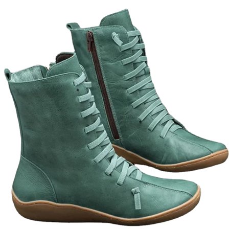 Foraging dimple Women Ladies Fashion Vintage Style Solid Zipper Flat Shoes Ankle Short Boots Green
Foraging dimple Women Ladies Fashion Vintage Style Solid Zipper Flat Shoes Ankle Short Boots Green