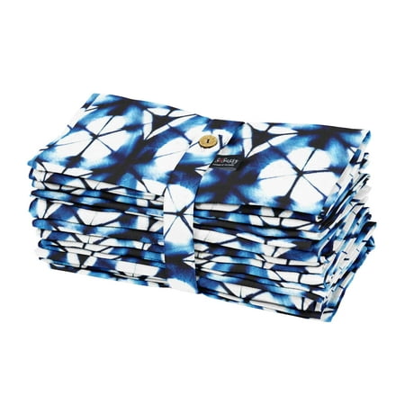 S4Sassy Blue Geometric Shibori Tea Napkins Dinner Napkins Printed Holiday Tablecloth Kitchen Napkins
S4Sassy Blue Geometric Shibori Tea Napkins Dinner Napkins Printed Holiday Tablecloth Kitchen Napkins