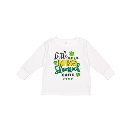 Inktastic Little Miss Shamrock with Shamrocks and Dots Girls Long Sleeve Toddler T-Shirt
Inktastic Little Miss Shamrock with Shamrocks and Dots Girls Long Sleeve Toddler T-Shirt