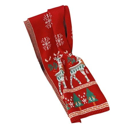 kpoplk Girls And Scarf Winter New Year Christmas Knitted Shawl Scarf Christmas Ornaments(B)
kpoplk Girls And Scarf Winter New Year Christmas Knitted Shawl Scarf Christmas Ornaments(B)