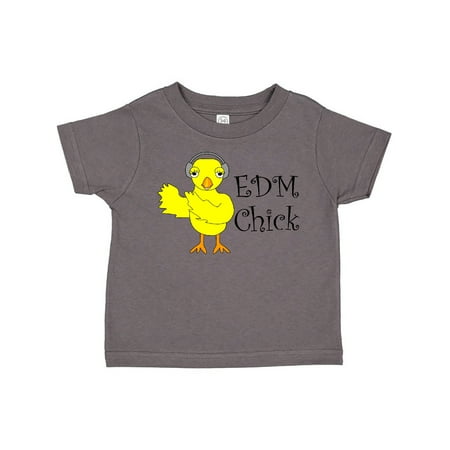 Inktastic EDM Chick Text Gift Toddler Toddler Girl T-Shirt