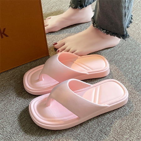 LAKIDAY Fashion Sandal Slippers Women EVA Flip-flops Non-slip Flat Heel Soft Bottom Outer Wear Lightweight Comfortable Hundreds of Slippers
LAKIDAY Fashion Sandal Slippers Women EVA Flip-flops Non-slip Flat Heel Soft Bottom Outer Wear Lightweight Comfortable Hundreds of Slippers