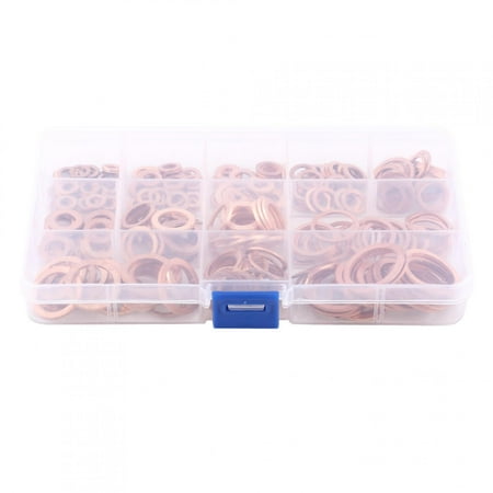 280pcs 12 Sizes Copper Flat Washer Plain Washers With Box Fitting for Screws Bolts Fasteners
280pcs 12 Sizes Copper Flat Washer Plain Washers With Box Fitting for Screws Bolts Fasteners