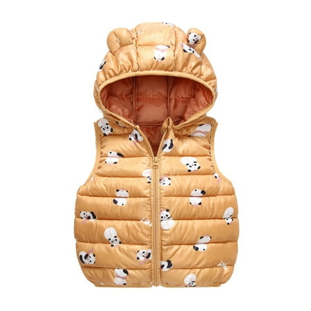 Clearance!Baby Boys Girls Hooded Puffer Vest Cartoon Waistcoat Lightweight Puffer Vest Winter Lightweight Sleeveless Zipper Up Jacket 6M-6Y
Clearance!Baby Boys Girls Hooded Puffer Vest Cartoon Waistcoat Lightweight Puffer Vest Winter Lightweight Sleeveless Zipper Up Jacket 6M-6Y