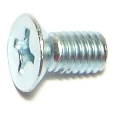 6mm-1.0 x 12mm Zinc Plated Class 4.8 Steel Coarse Thread Phillips Flat Head Machine Screws
6mm-1.0 x 12mm Zinc Plated Class 4.8 Steel Coarse Thread Phillips Flat Head Machine Screws