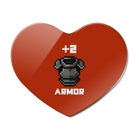 8-Bit Pixel Retro Plus Two Armor Gamer Game Heart Acrylic Fridge Refrigerator Magnet
8-Bit Pixel Retro Plus Two Armor Gamer Game Heart Acrylic Fridge Refrigerator Magnet