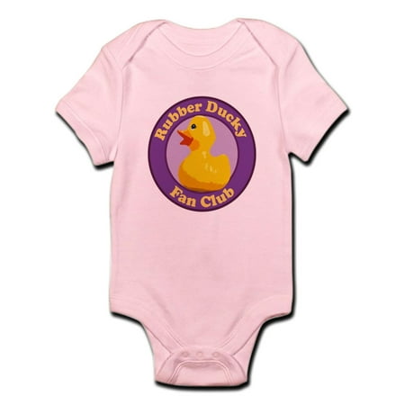 CafePress - Rubber Ducky Fan Club Infant Bodysuit - Baby Light Bodysuit