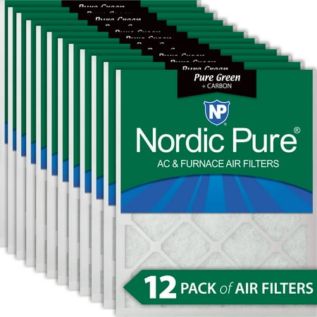 14x14x1 (13_3/4x13_3/4) Pure Green Plus Carbon Eco-Friendly Air Filters 12 Pack
14x14x1 (13_3/4x13_3/4) Pure Green Plus Carbon Eco-Friendly Air Filters 12 Pack