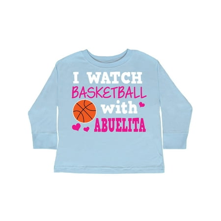 Inktastic I Watch Basketball with Abuelita Gift Toddler Toddler Girl Long Sleeve T-Shirt
Inktastic I Watch Basketball with Abuelita Gift Toddler Toddler Girl Long Sleeve T-Shirt