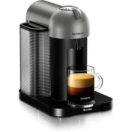 Nespresso Vertuo Coffee and Espresso Machine by Breville 5 Cups Chrome