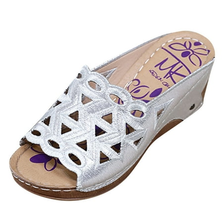 Youmylove Women Slide Slippers Wedge Sandals Platform Antiskid Beach Shoes Open-toe Casual Shoes Stylish Female Cozy Daily Walking
Youmylove Women Slide Slippers Wedge Sandals Platform Antiskid Beach Shoes Open-toe Casual Shoes Stylish Female Cozy Daily Walking