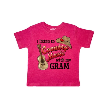Inktastic I Listen to Country Music with my Gram Guitar and Hat Gift Toddler Boy or Toddler Girl T-Shirt
Inktastic I Listen to Country Music with my Gram Guitar and Hat Gift Toddler Boy or Toddler Girl T-Shirt