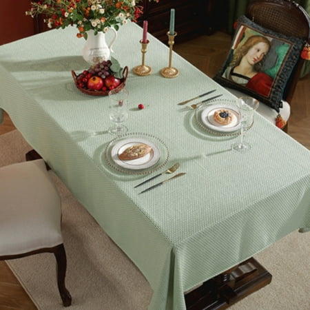 Haite Tablecloth Covers Table Cloths Home Decor Solid Color Tablecloths Washable Decorative Waffle Light Green 135*220cm
Haite Tablecloth Covers Table Cloths Home Decor Solid Color Tablecloths Washable Decorative Waffle Light Green 135*220cm