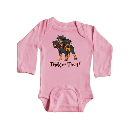 Inktastic Trick or Treat Cerberus Rottweiler Gift Baby Boy or Baby Girl Long Sleeve Bodysuit
Inktastic Trick or Treat Cerberus Rottweiler Gift Baby Boy or Baby Girl Long Sleeve Bodysuit