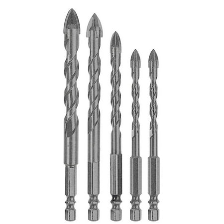5pc Plastic Box Drilling Ceramic Tile Drill Bit Glass Concrete Cement Electric Hammer Drill Multifunctional Drill Bit Tools
5pc Plastic Box Drilling Ceramic Tile Drill Bit Glass Concrete Cement Electric Hammer Drill Multifunctional Drill Bit Tools
