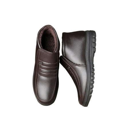 GENILU Mens Anti-Slip Comfortable Ankle Booties Slip On Work Mid Top Leather Bootie Brown 6.5
GENILU Mens Anti-Slip Comfortable Ankle Booties Slip On Work Mid Top Leather Bootie Brown 6.5