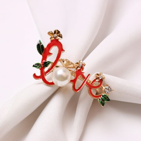 SunSunrise 6Pcs Napkin Ring Eye-catching Anti-rust Metal LOVE Special Design Serviette Circle Wedding Supplies
SunSunrise 6Pcs Napkin Ring Eye-catching Anti-rust Metal LOVE Special Design Serviette Circle Wedding Supplies