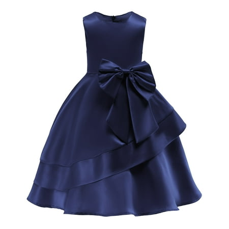 2T Baby Girls Dress Princess Dress Party Dress 3T Girls Birthday Dress Wedding Party Dress Formal Bowknot Sleeveless Solid Color Dress Blue Dress
2T Baby Girls Dress Princess Dress Party Dress 3T Girls Birthday Dress Wedding Party Dress Formal Bowknot Sleeveless Solid Color Dress Blue Dress