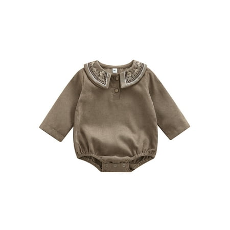 Bagilaanoe Newborn Baby Girl Rompers Flower Embroidery Long Sleeve Bodysuits 3M 6M 9M 12M 18M 24M Infant Casual One Piece Short Jumpsuit
Bagilaanoe Newborn Baby Girl Rompers Flower Embroidery Long Sleeve Bodysuits 3M 6M 9M 12M 18M 24M Infant Casual One Piece Short Jumpsuit