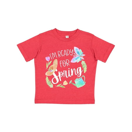 Inktastic I m Ready for Spring Butterfly Hat and Watering Can Gift Toddler Boy or Toddler Girl T-Shirt 
Inktastic I m Ready for Spring Butterfly Hat and Watering Can Gift Toddler Boy or Toddler Girl T-Shirt