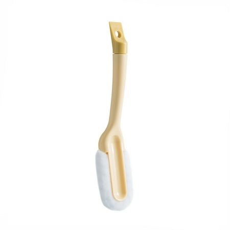 2 In1 Household Scrubber Dust Curved Long Handle Soft Bristle Shoe Brush