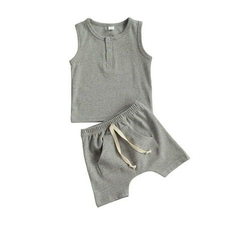Canis Newborn Baby Boy Girl Summer Outfits Sleeveless Solid Tank Top Vest Shorts Infant Clothes Set
Canis Newborn Baby Boy Girl Summer Outfits Sleeveless Solid Tank Top Vest Shorts Infant Clothes Set