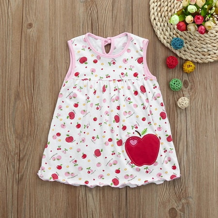 Fidelma Dresses Toddler Cute Baby Cotton Flower Children Dot Striped Tees Dress T-Shirt VestFashion Dress
Fidelma Dresses Toddler Cute Baby Cotton Flower Children Dot Striped Tees Dress T-Shirt VestFashion Dress
