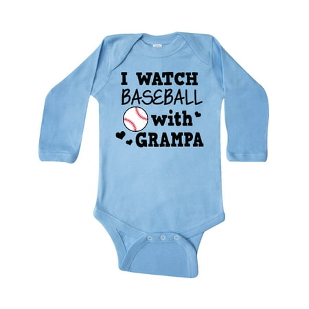 Inktastic I Watch Baseball with My Grampa Gift Baby Boy or Baby Girl Long Sleeve Bodysuit
Inktastic I Watch Baseball with My Grampa Gift Baby Boy or Baby Girl Long Sleeve Bodysuit
