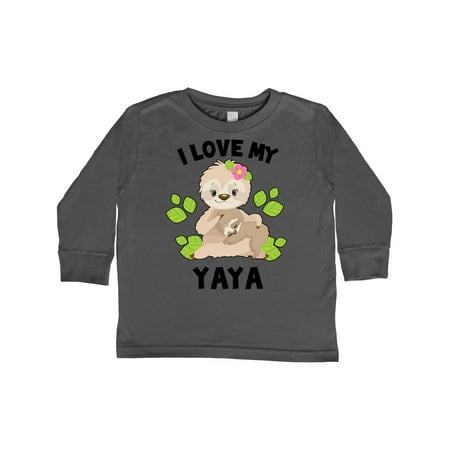 Inktastic Cute Sloth I Love My Yaya with Green Leaves Gift Toddler Boy or Toddler Girl Long Sleeve T-Shirt
Inktastic Cute Sloth I Love My Yaya with Green Leaves Gift Toddler Boy or Toddler Girl Long Sleeve T-Shirt