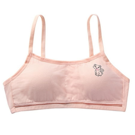 Wuffmeow Puberty Girls Summer Cute Animal Print Seamless Training Bra Teenage Soft Cotton Underwear
Wuffmeow Puberty Girls Summer Cute Animal Print Seamless Training Bra Teenage Soft Cotton Underwear