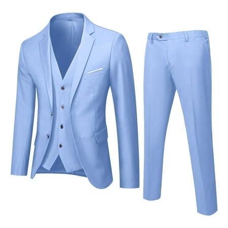 Mens Pajamas Set Suit Slim 3 Piece Suit Business Wedding Party Jacket Vest & Pants
Mens Pajamas Set Suit Slim 3 Piece Suit Business Wedding Party Jacket Vest & Pants
