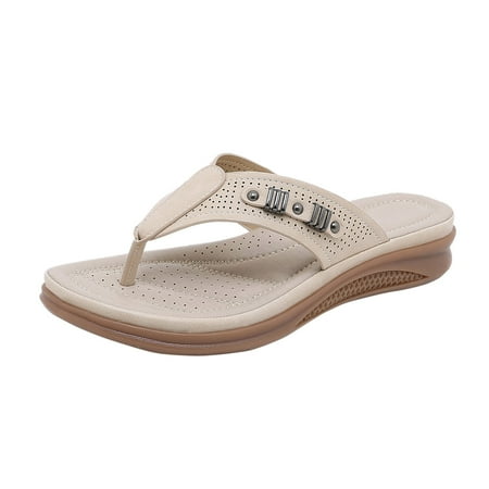 Xboschi Womens Sandals Comfortable Women s Platform Sandals Women s Summer Fashion Flip Flops Casual Comfortable Sandals Lightweight Retro Wedge Sandals
Xboschi Womens Sandals Comfortable Women s Platform Sandals Women s Summer Fashion Flip Flops Casual Comfortable Sandals Lightweight Retro Wedge Sandals