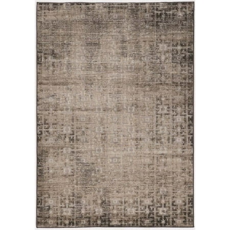 Linon Jewel 2' x 3' Maze Rug in Beige