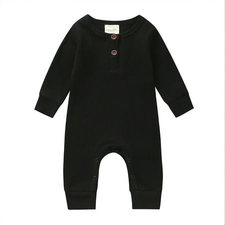 Newborn Baby Boy Girl Knitted Romper Jumpsuit Casual Long Sleeve Solid Cotton One Pieces Button Bodysuit Clothes Outfit
Newborn Baby Boy Girl Knitted Romper Jumpsuit Casual Long Sleeve Solid Cotton One Pieces Button Bodysuit Clothes Outfit