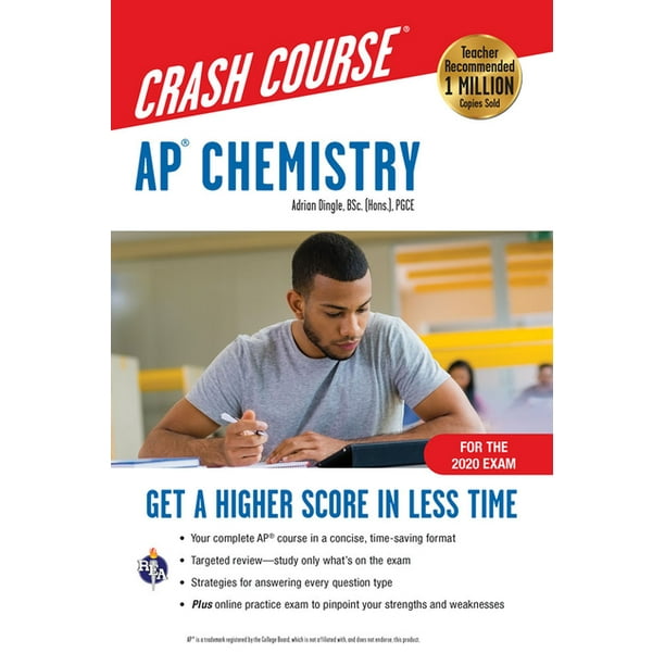 Advanced Placement (AP) Crash Course: Ap(r) Chemistry Crash Course, Book + Online : Get a Higher Score in Less Time (Edition 3) (Paperback)