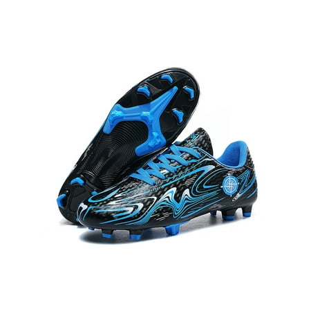 SIMANLAN Unisex Athletic Football Shoes Firm Ground Soccer Cleats Spikes Sneakers Girls & Boys Non Slip Training Shoe Children Lace Up Blue 1# 3little kids
SIMANLAN Unisex Athletic Football Shoes Firm Ground Soccer Cleats Spikes Sneakers Girls & Boys Non Slip Training Shoe Children Lace Up Blue 1# 3little kids